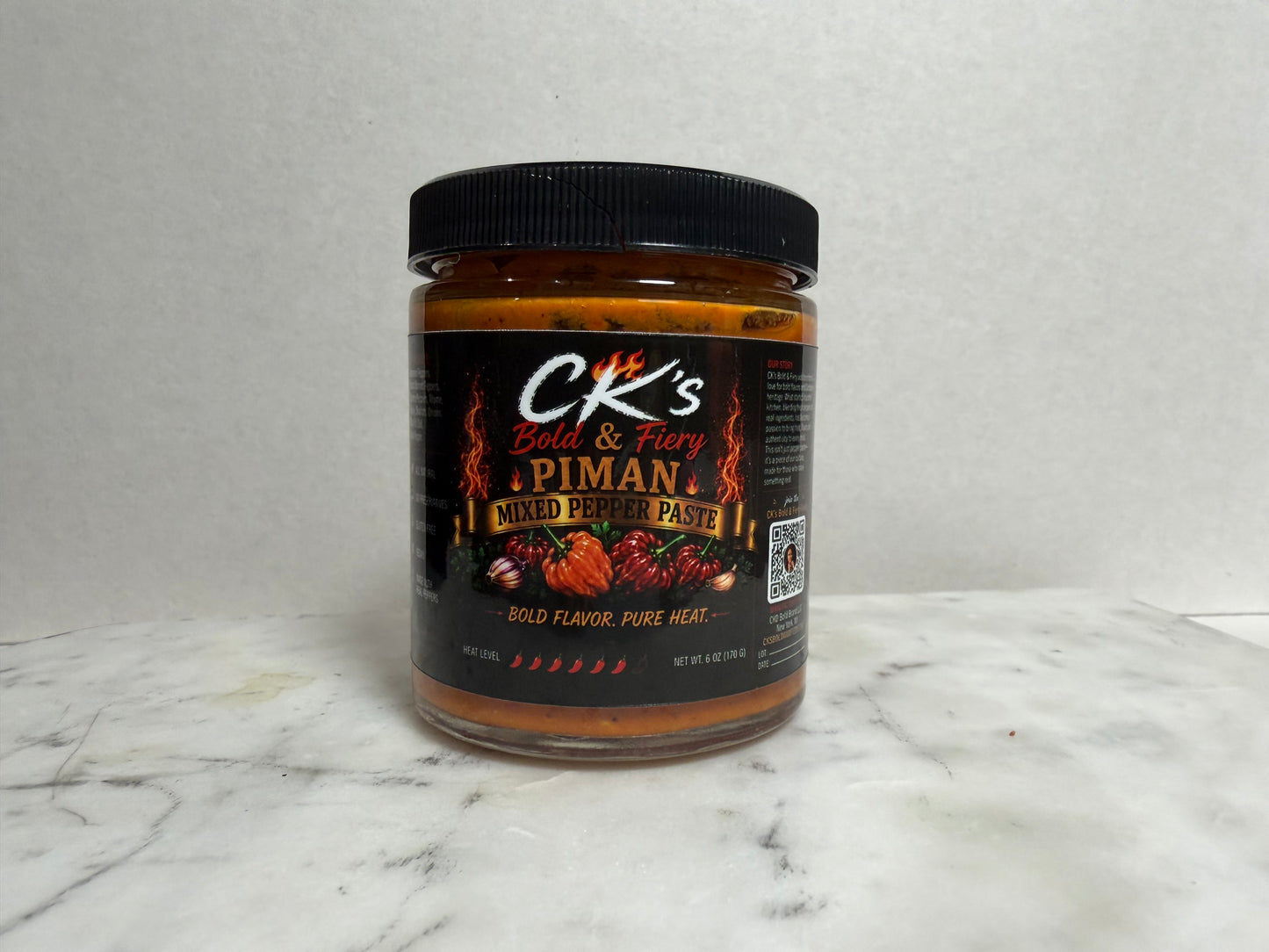 The Signature PIMAN authentic Haitian cooking paste.
