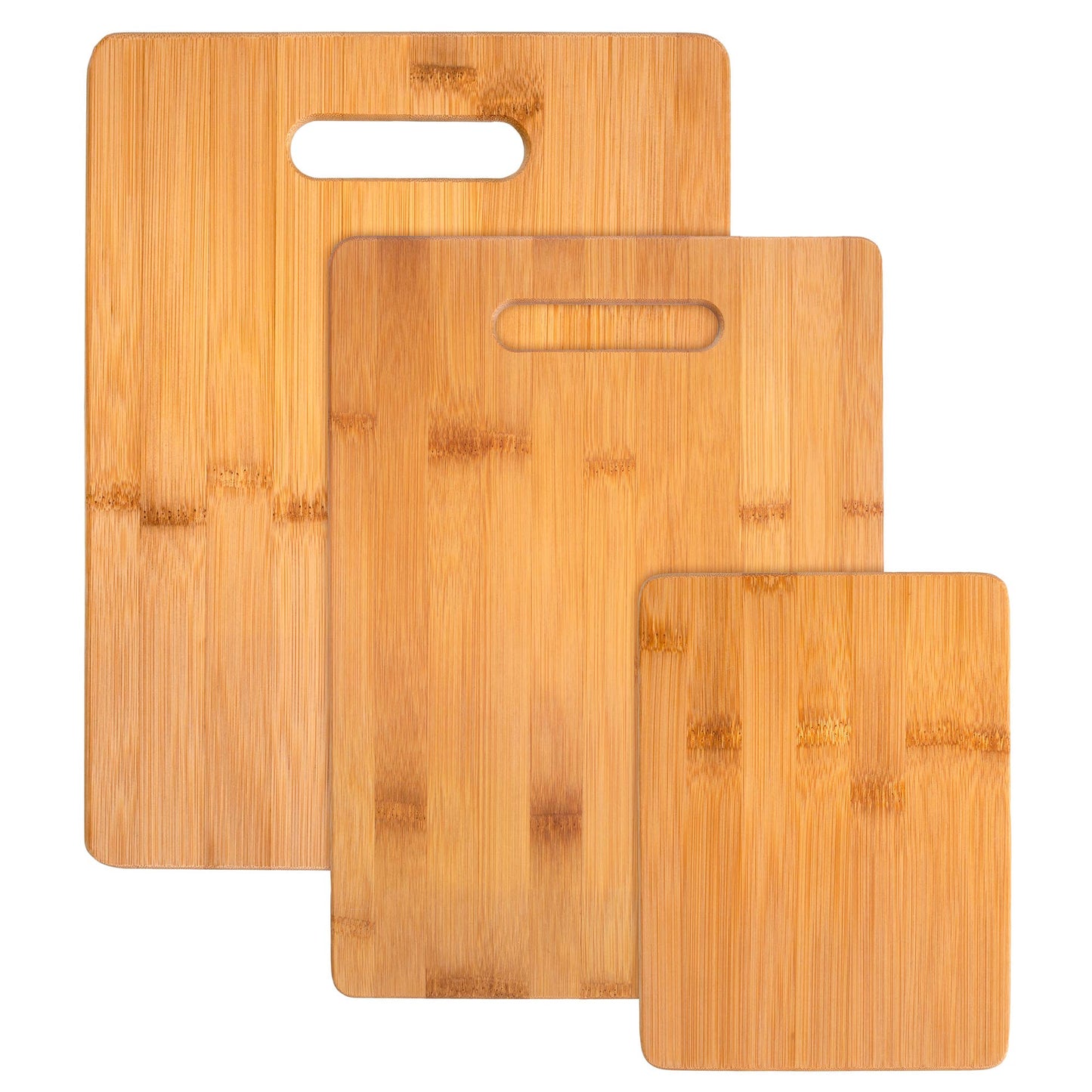 3-Piece Bamboo Cutting Board Set