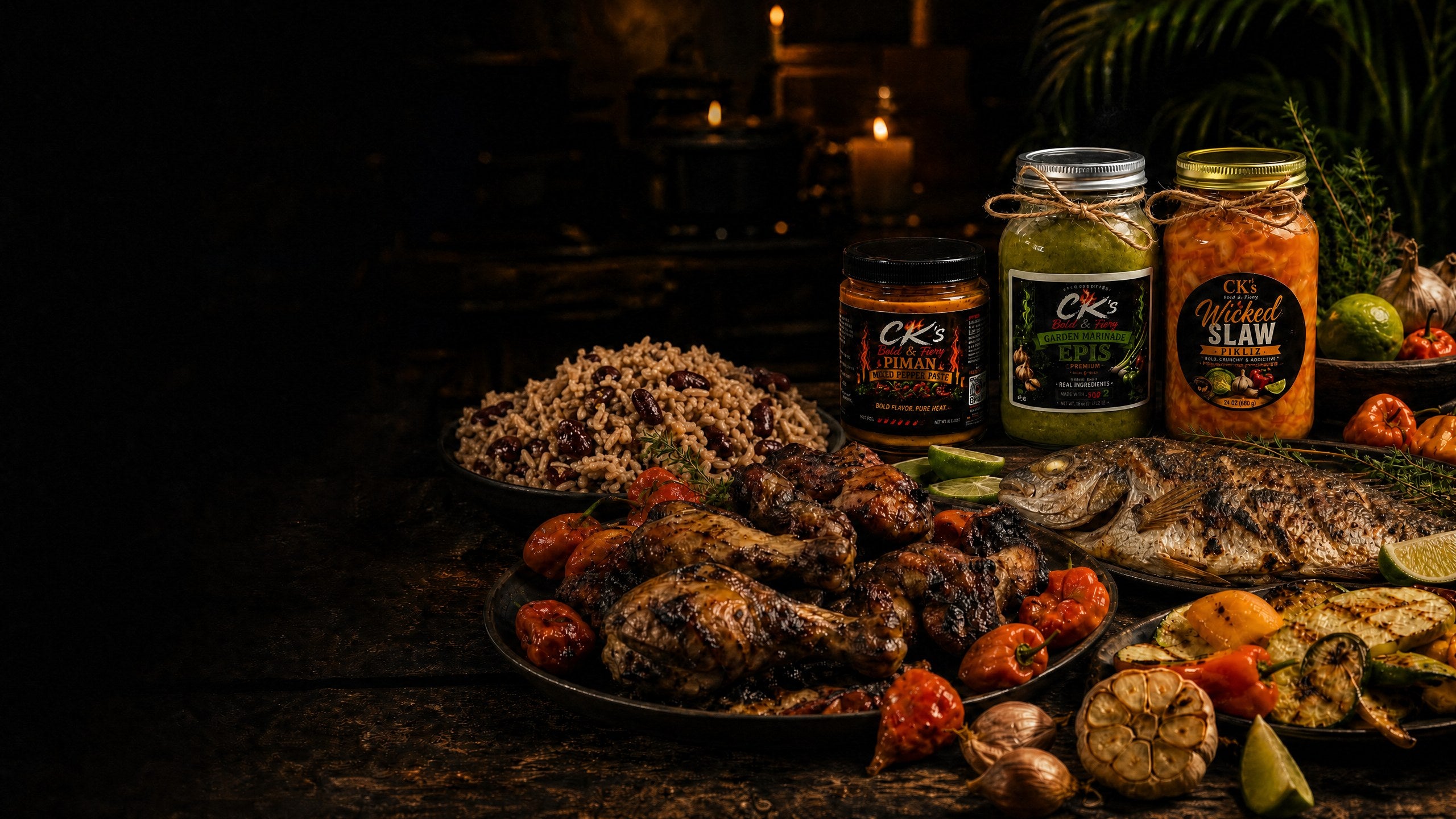 CK's Bold & Fiery PIMAN, Épis, and Wicked Slaw